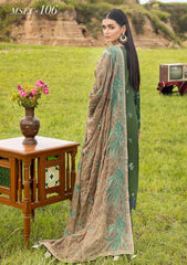 Winter Collection - Muscari - Cotton Satin - MSEC#106 available at Saleem Fabrics Traditions