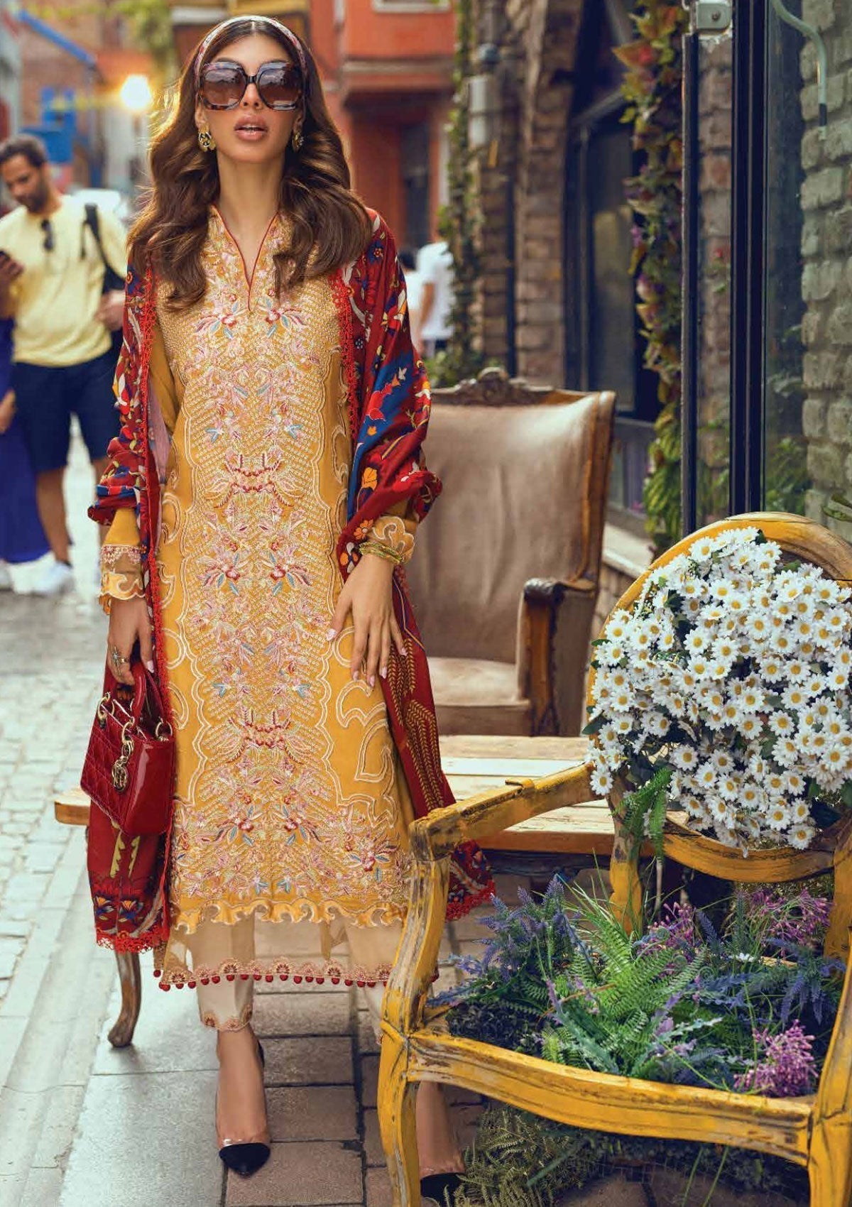 Winter Collection - Mushq - Broadway - Ela - MW#11 available at Saleem Fabrics Traditions