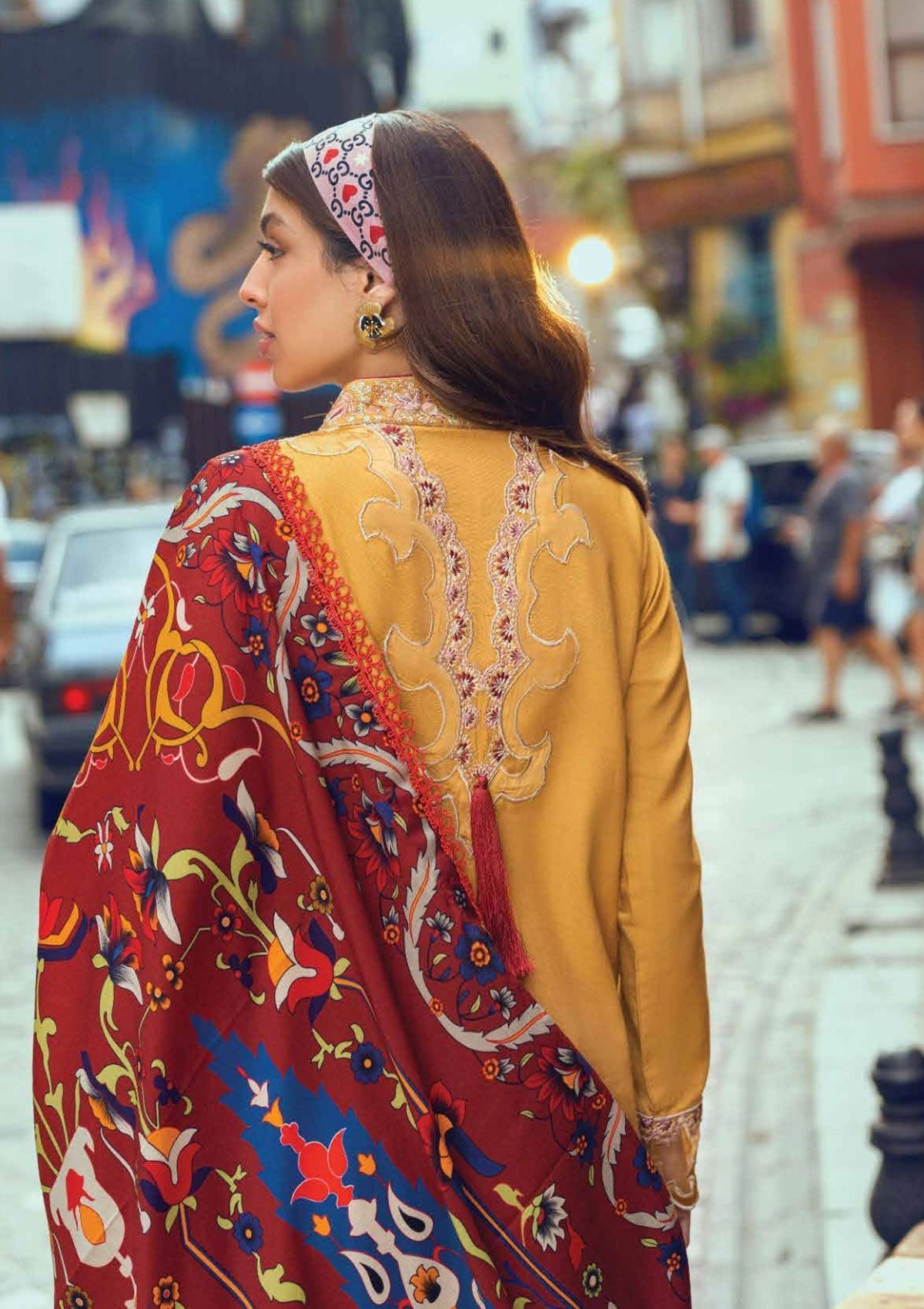 Winter Collection - Mushq - Broadway - Ela - MW#11 available at Saleem Fabrics Traditions