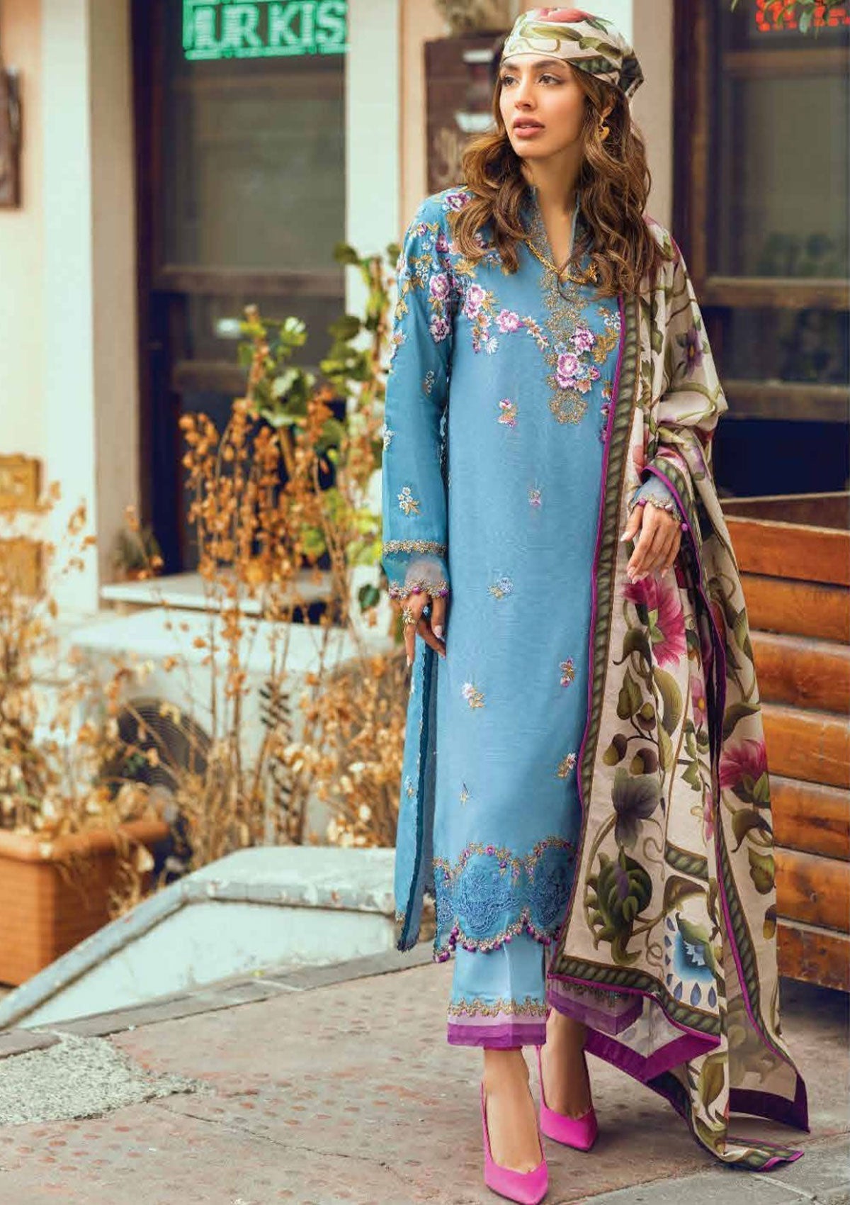 Winter Collection - Mushq - Broadway - Inara - MW#12 available at Saleem Fabrics Traditions