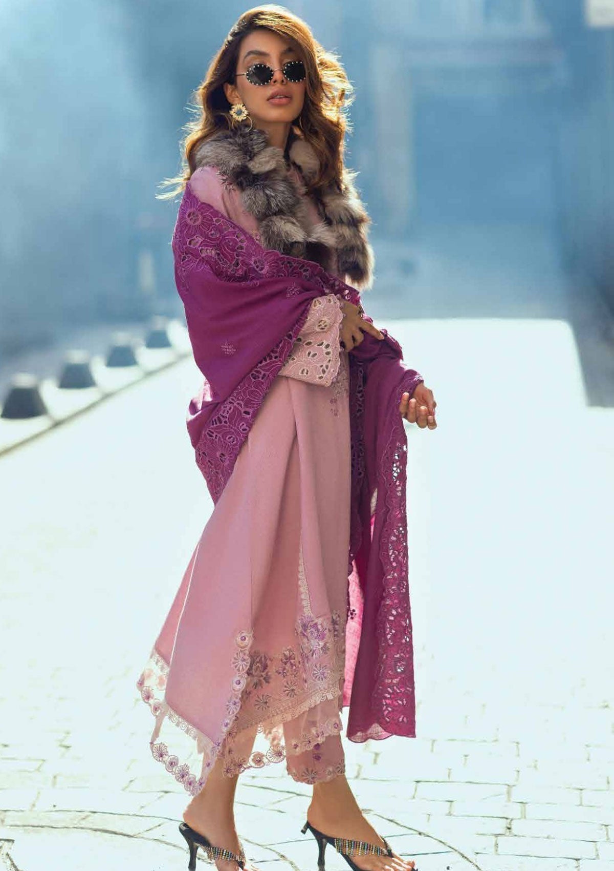 Winter Collection - Mushq - Broadway - Meher - MW#10 available at Saleem Fabrics Traditions