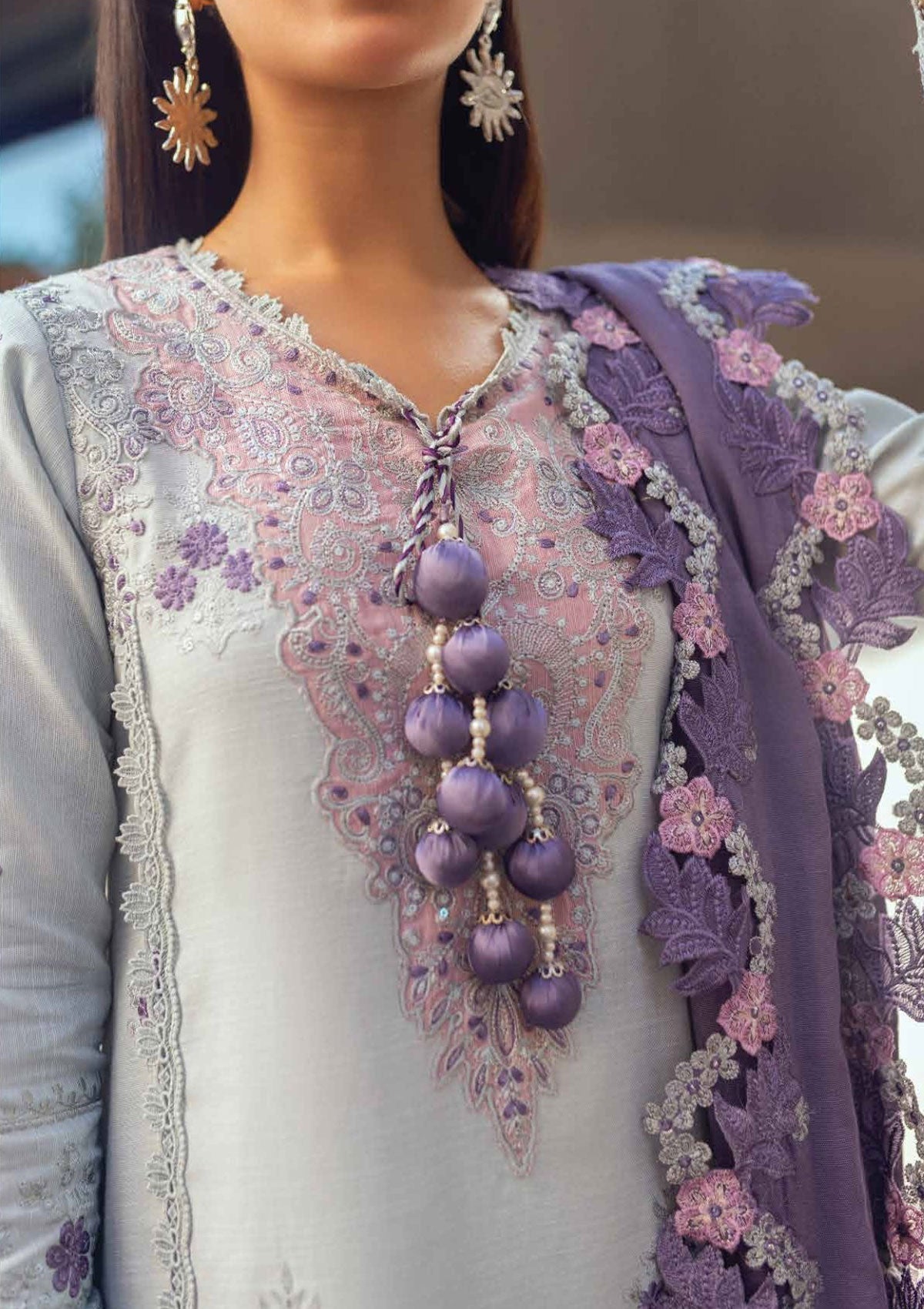 Winter Collection - Mushq - Broadway - Nilufur - MW#7 available at Saleem Fabrics Traditions