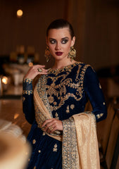 Winter Collection - Mushq - Destiny - Velvet - MDV#4 available at Saleem Fabrics Traditions