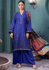 Winter Collection - Noor Jahan - Crimson - D#12 available at Saleem Fabrics Traditions