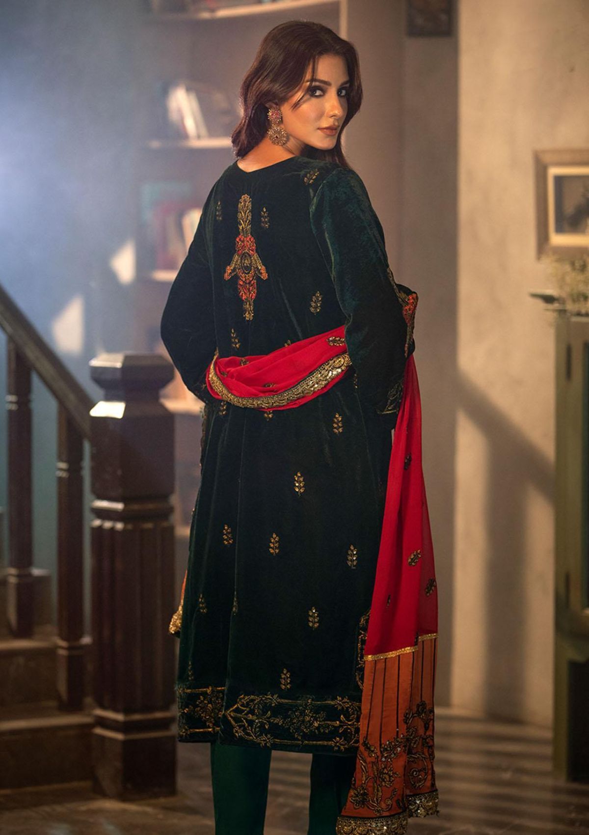 Winter Collection - Noorma Kaamal - Heer - Velvet - NKV#04 available at Saleem Fabrics Traditions