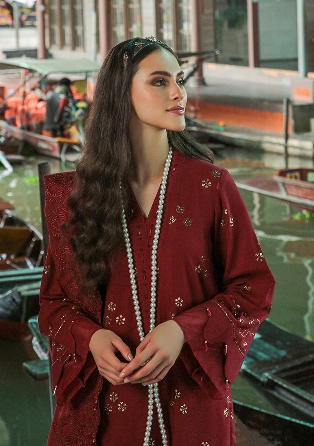 Winter Collection - Nureh - Bazaar - Chikankari - NW#74 available at Saleem Fabrics Traditions