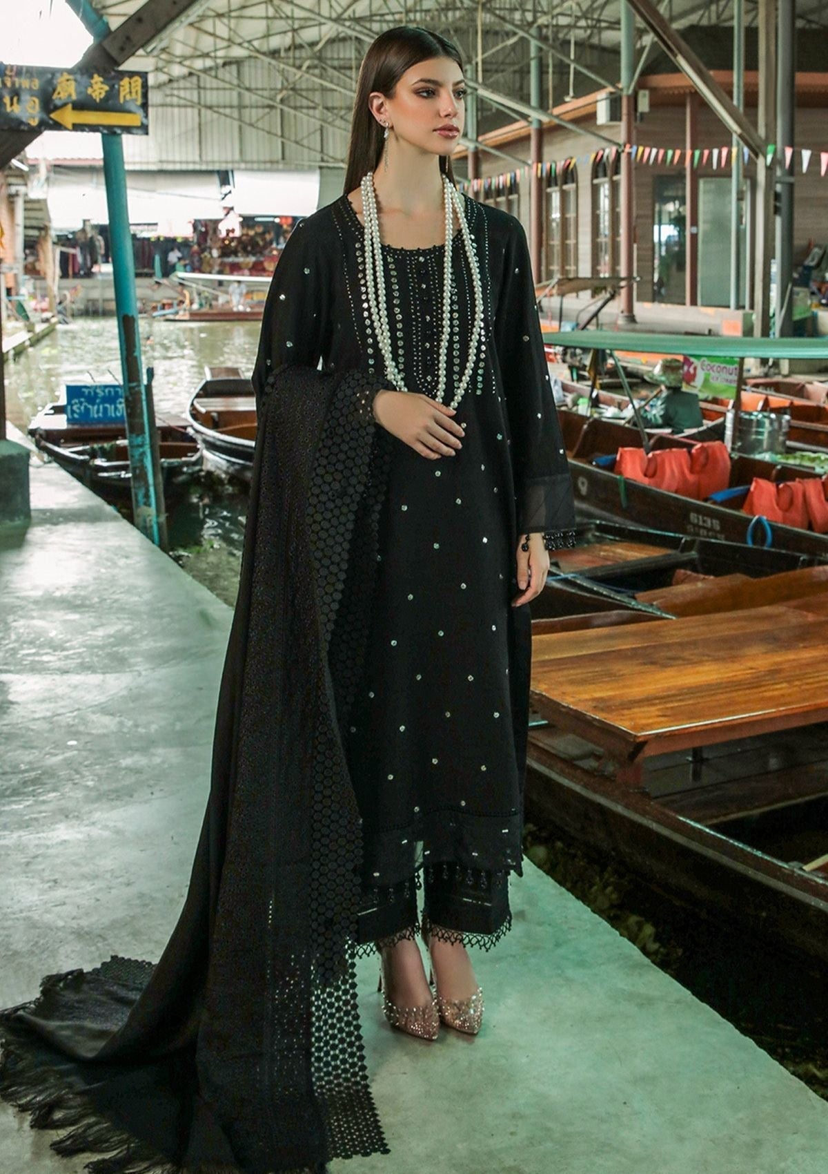 Winter Collection - Nureh - Bazaar - Chikankari - NW#79 available at Saleem Fabrics Traditions