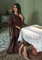 Winter Collection - Nureh - Chikankari - Leather Peach - NEP#09 available at Saleem Fabrics Traditions