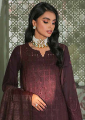 Winter Collection - Nureh - Chikankari - Leather Peach - NEP#09 available at Saleem Fabrics Traditions