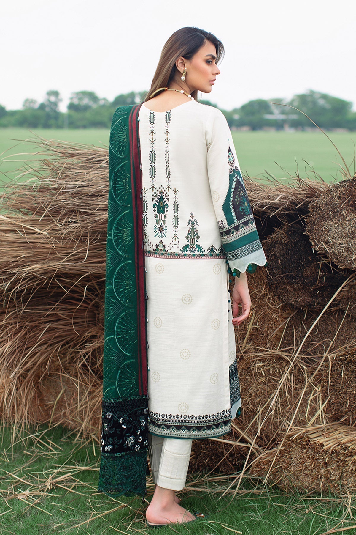 Winter Collection - Nureh - Exclusive Khaddar - NEW#03 available at Saleem Fabrics Traditions