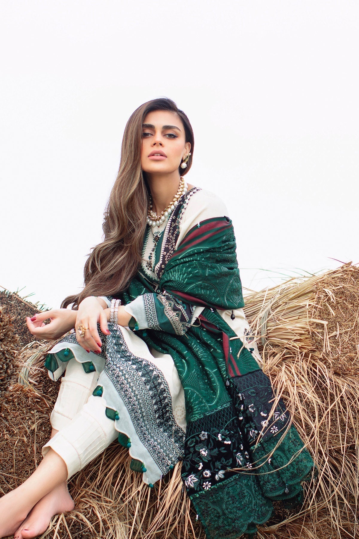 Winter Collection - Nureh - Exclusive Khaddar - NEW#03 available at Saleem Fabrics Traditions