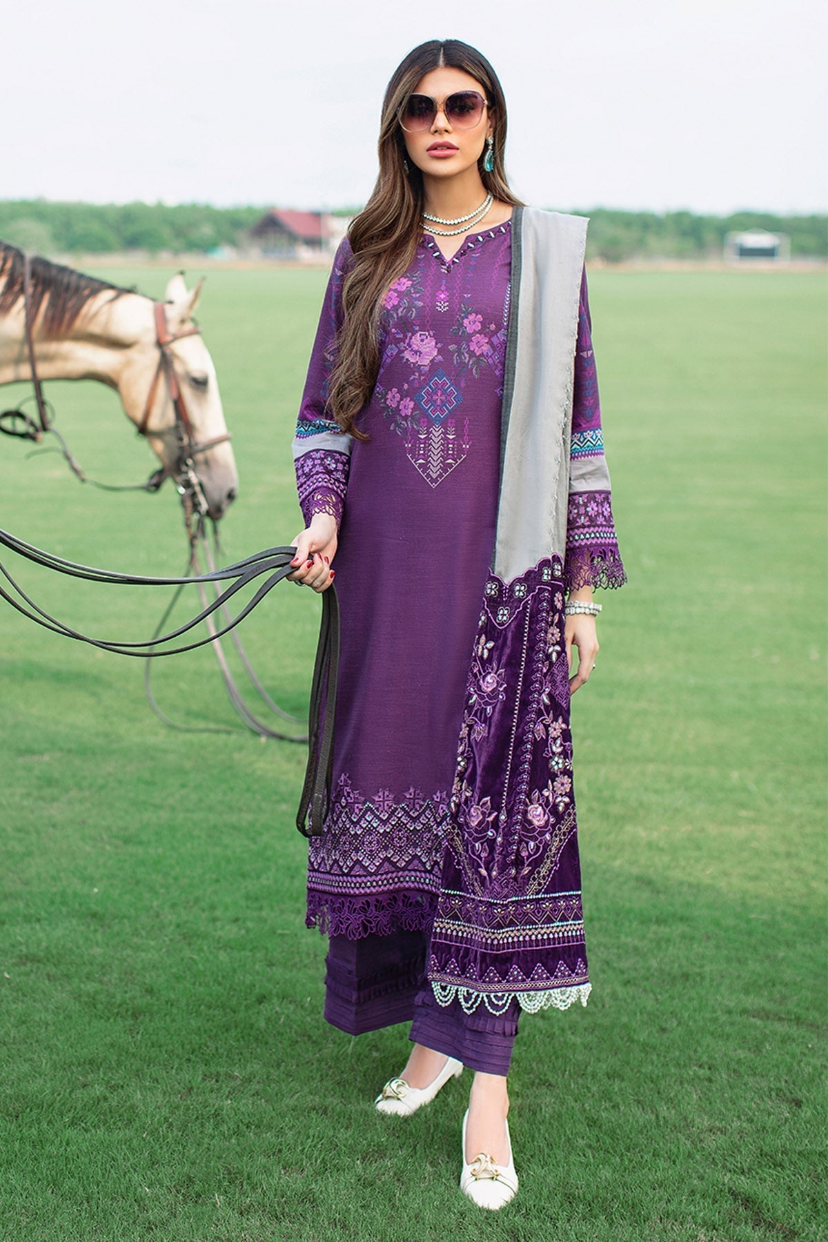 Winter Collection - Nureh - Exclusive Khaddar - NEW#04 available at Saleem Fabrics Traditions
