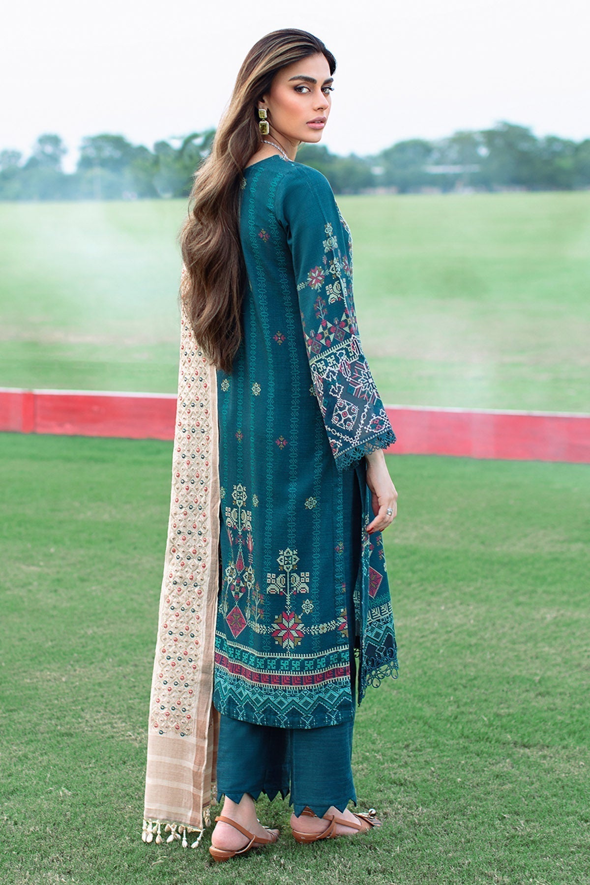 Winter Collection - Nureh - Exclusive Khaddar - NEW#05 available at Saleem Fabrics Traditions