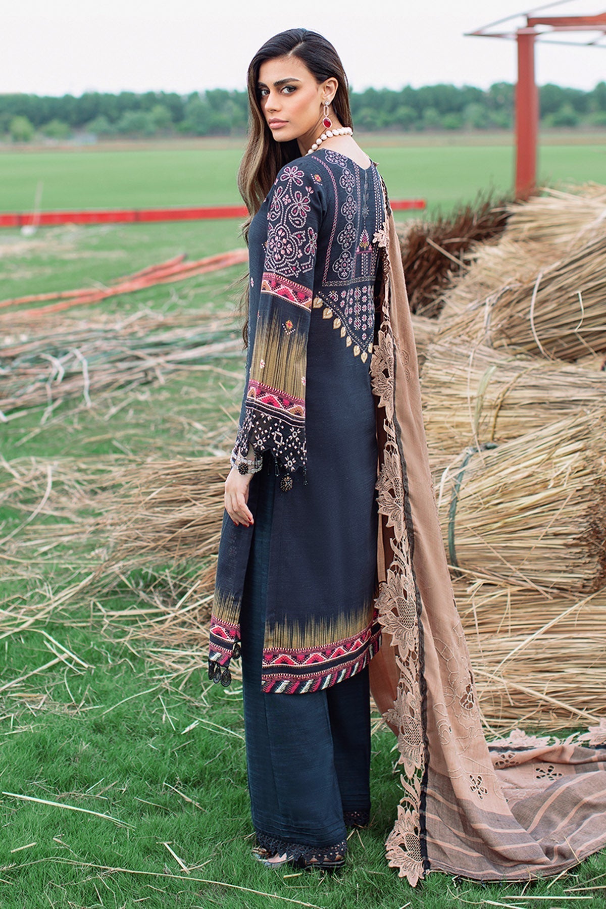 Winter Collection - Nureh - Exclusive Khaddar - NEW#07 available at Saleem Fabrics Traditions