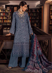 Winter Collection - Nureh - Exclusive - Peach Leather - NEP#05 available at Saleem Fabrics Traditions