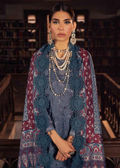 Winter Collection - Nureh - Exclusive - Peach Leather - NEP#05 available at Saleem Fabrics Traditions