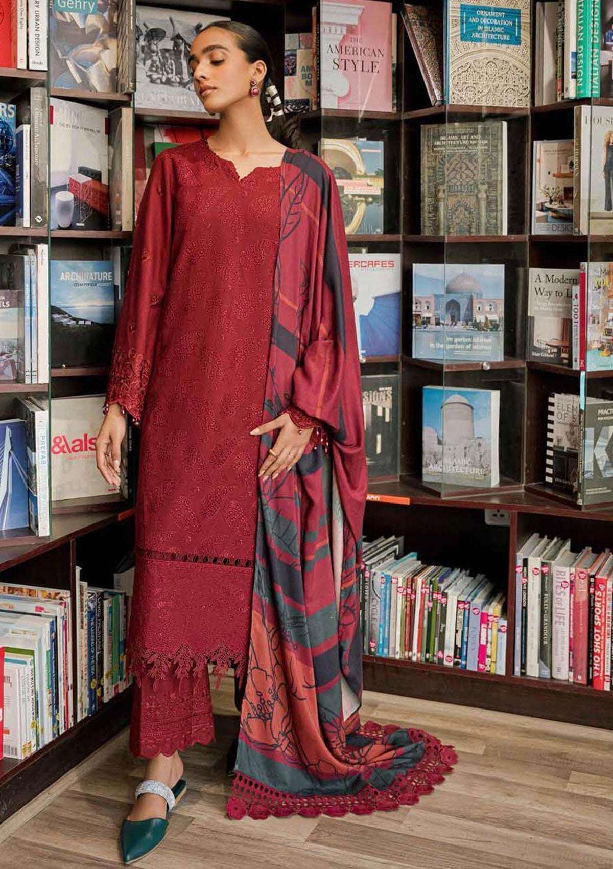 Winter Collection - Nureh - Girlglam - Chiikankari - NU2#74 available at Saleem Fabrics Traditions