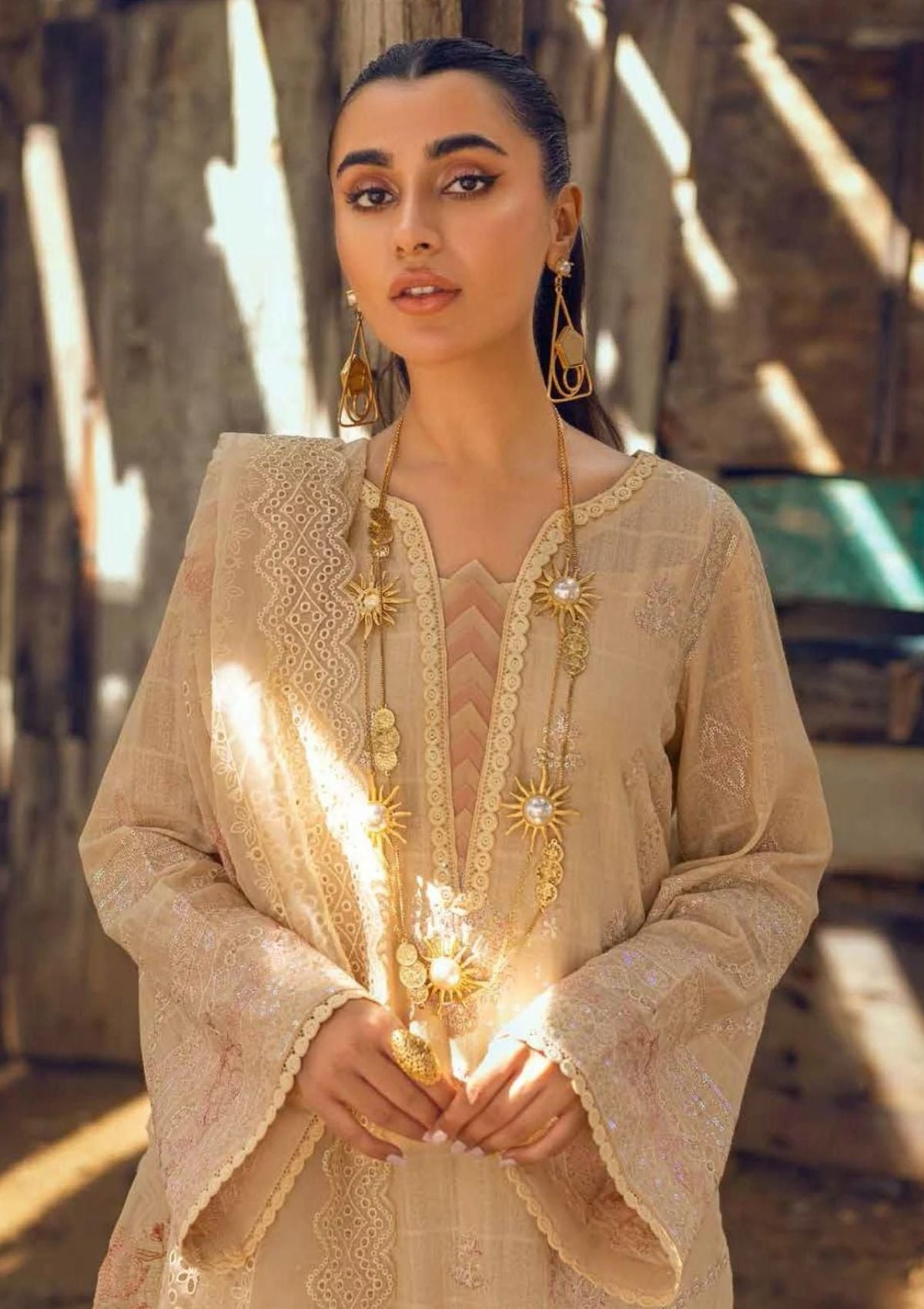 Winter Collection - Nureh - Karavan - NW#50 available at Saleem Fabrics Traditions