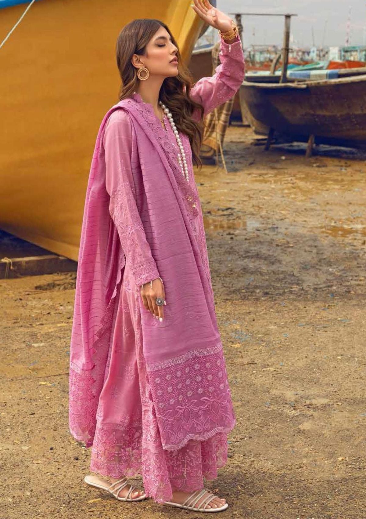 Winter Collection - Nureh - Karavan - NW#56 available at Saleem Fabrics Traditions