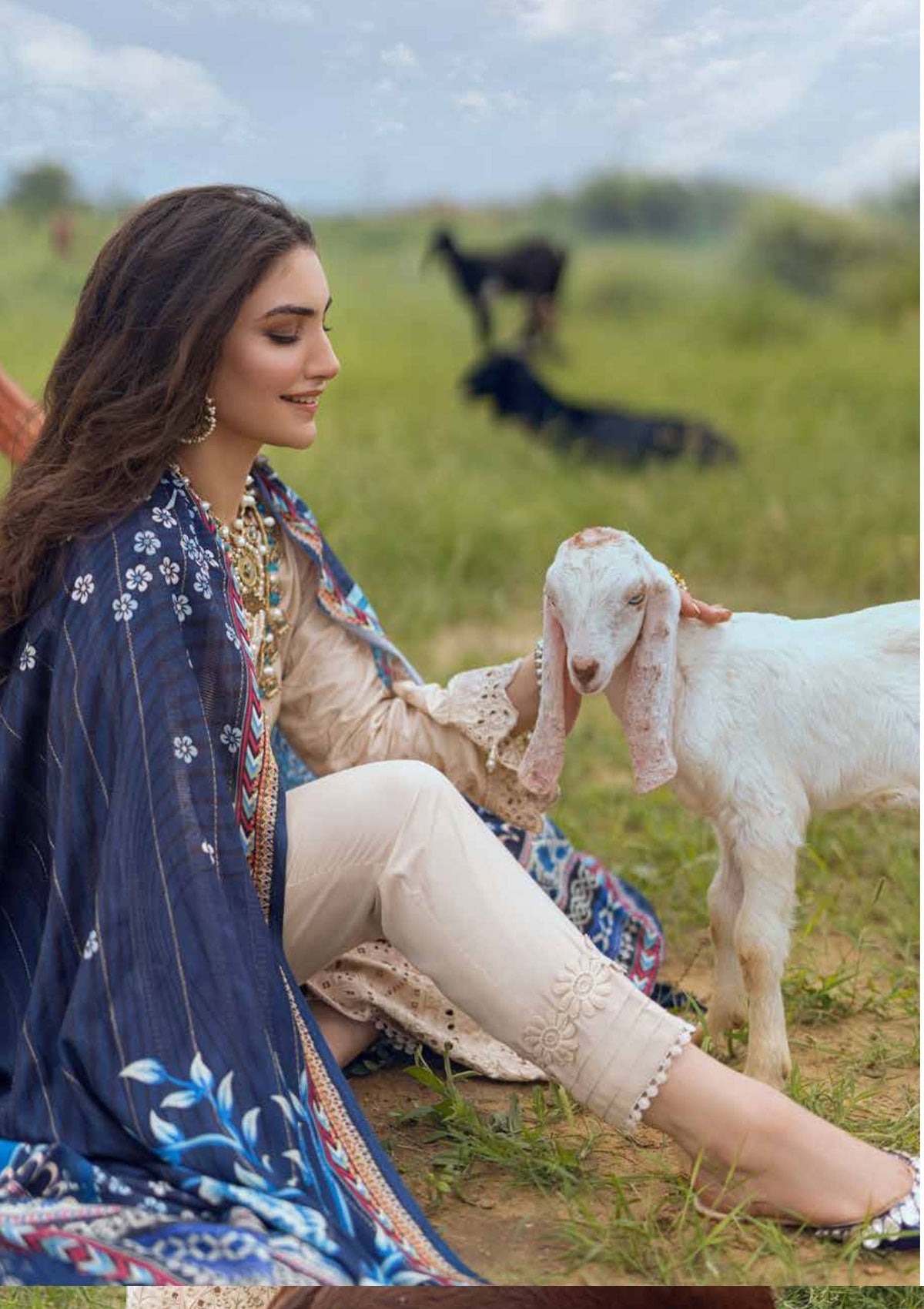 Winter Collection - Nureh - Maya - Heerni - Linen - NW#61 available at Saleem Fabrics Traditions