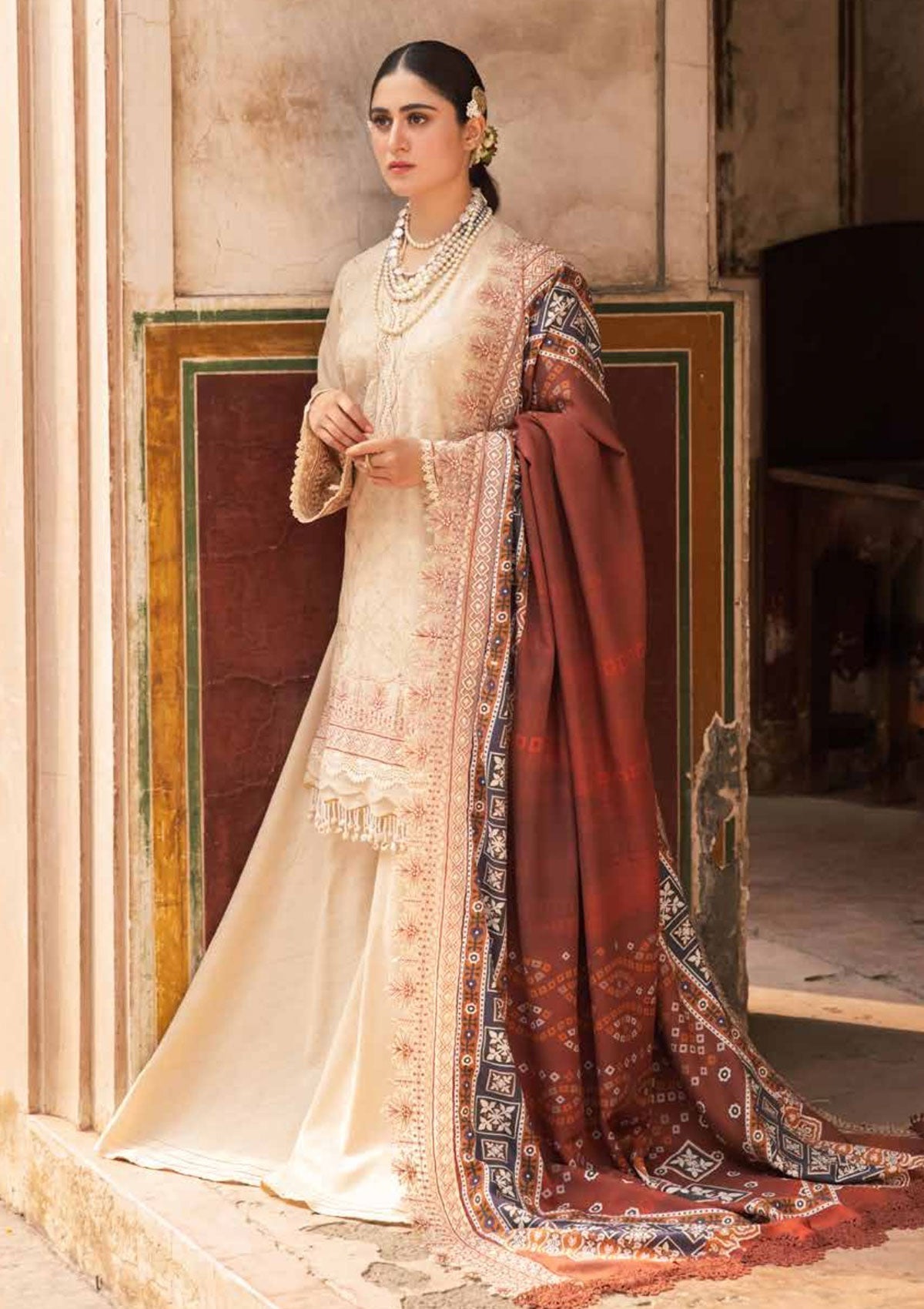 Winter Collection - Nureh - Maya - Khaddar - NW#67 available at Saleem Fabrics Traditions