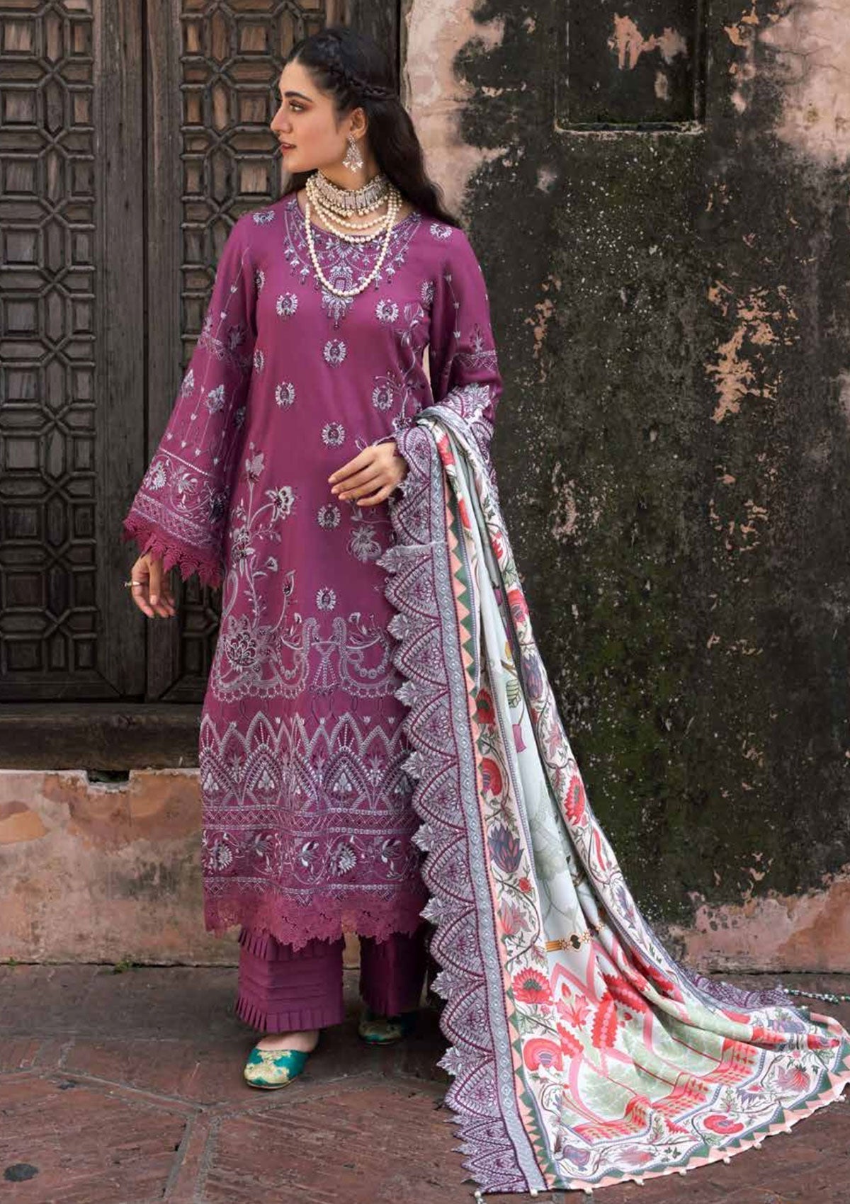 Winter Collection - Nureh - Maya - Khaddar - NW#68 available at Saleem Fabrics Traditions