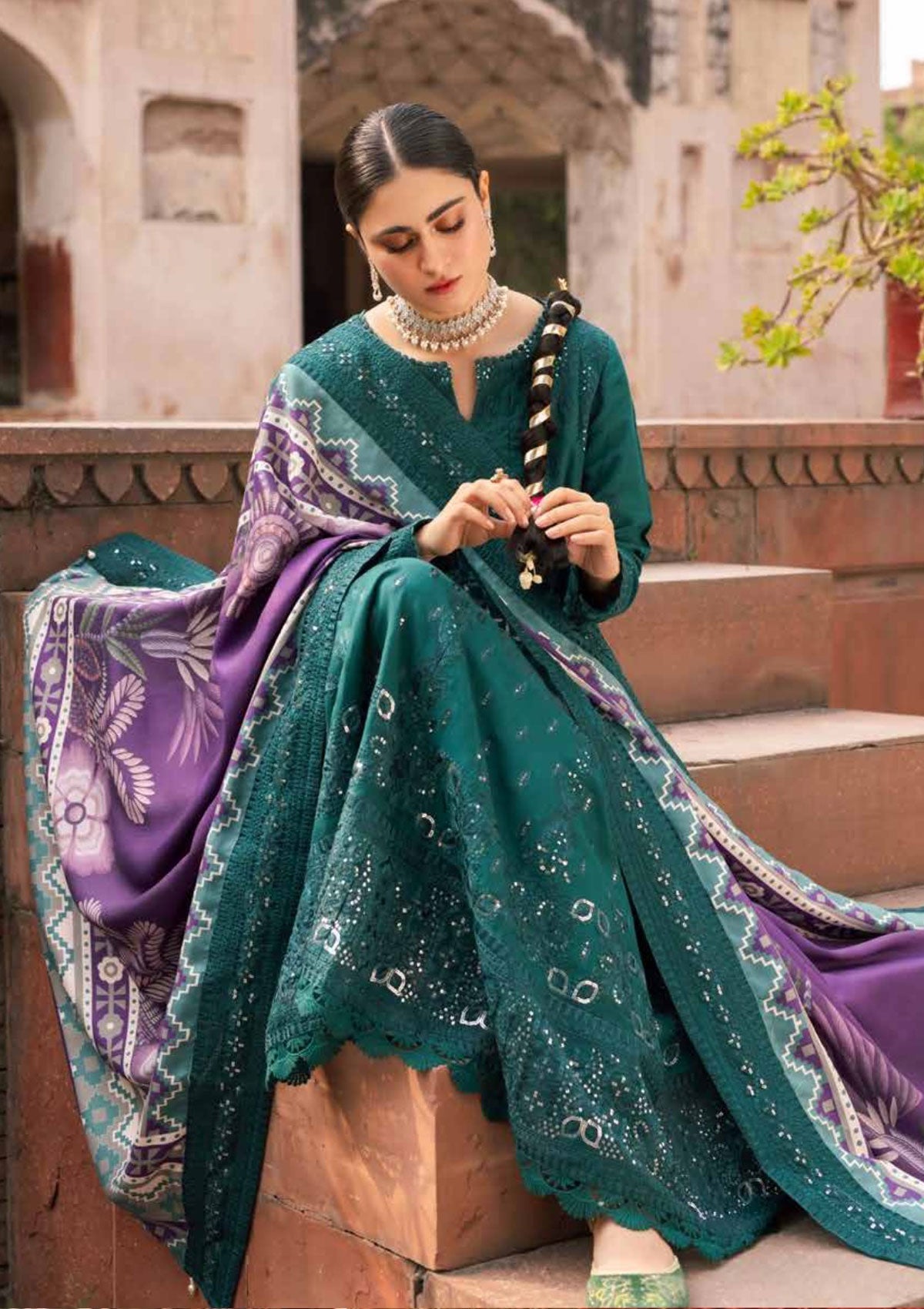 Winter Collection - Nureh - Maya - Khaddar - NW#70 available at Saleem Fabrics Traditions