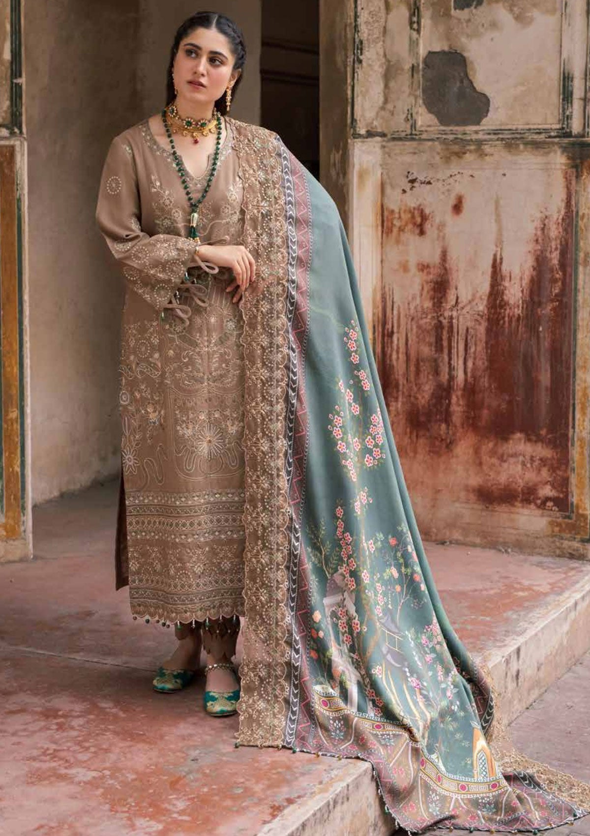 Winter Collection - Nureh - Maya - Khaddar - NW#71 available at Saleem Fabrics Traditions