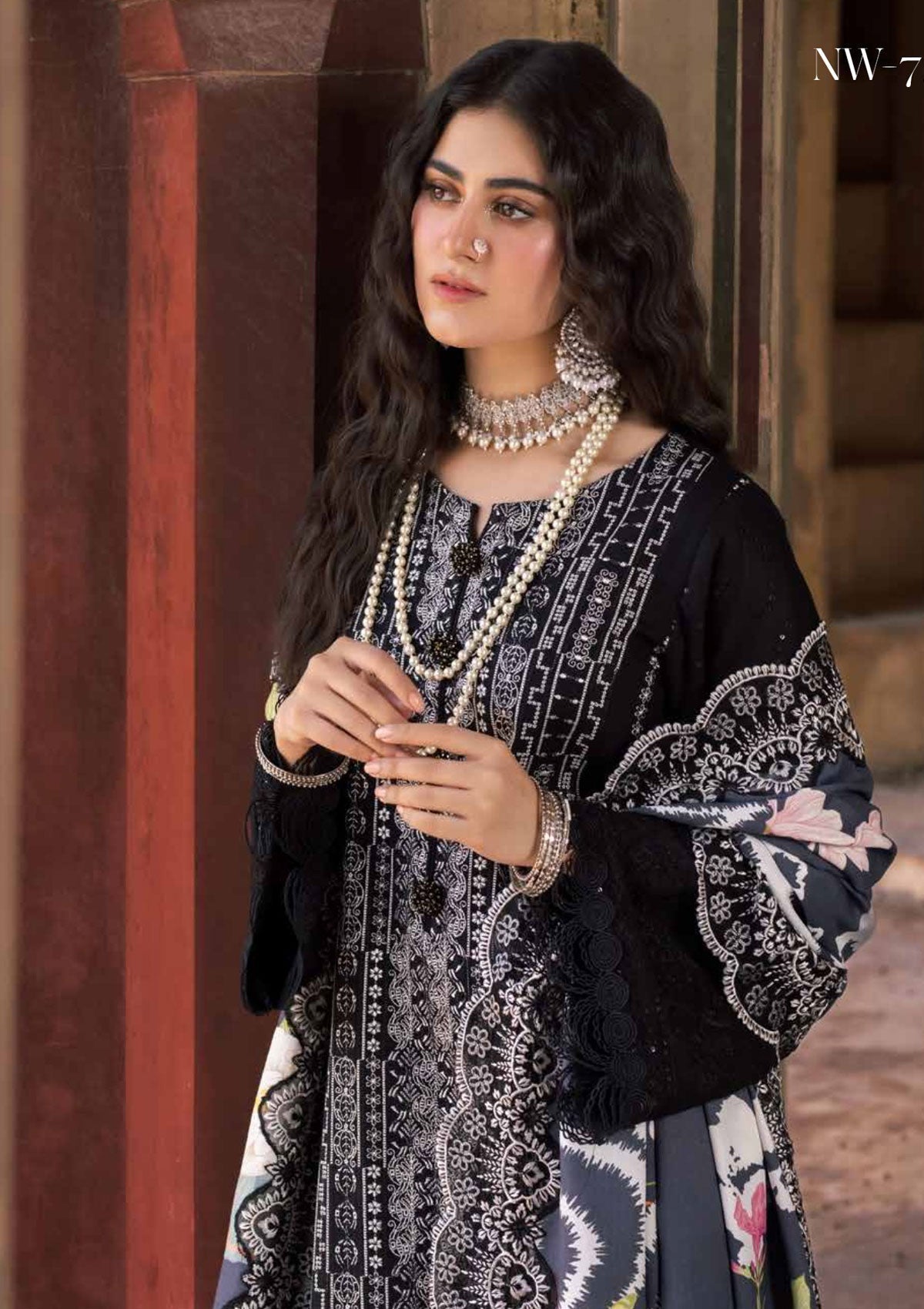 Winter Collection - Nureh - Maya - Khaddar - NW#73 available at Saleem Fabrics Traditions