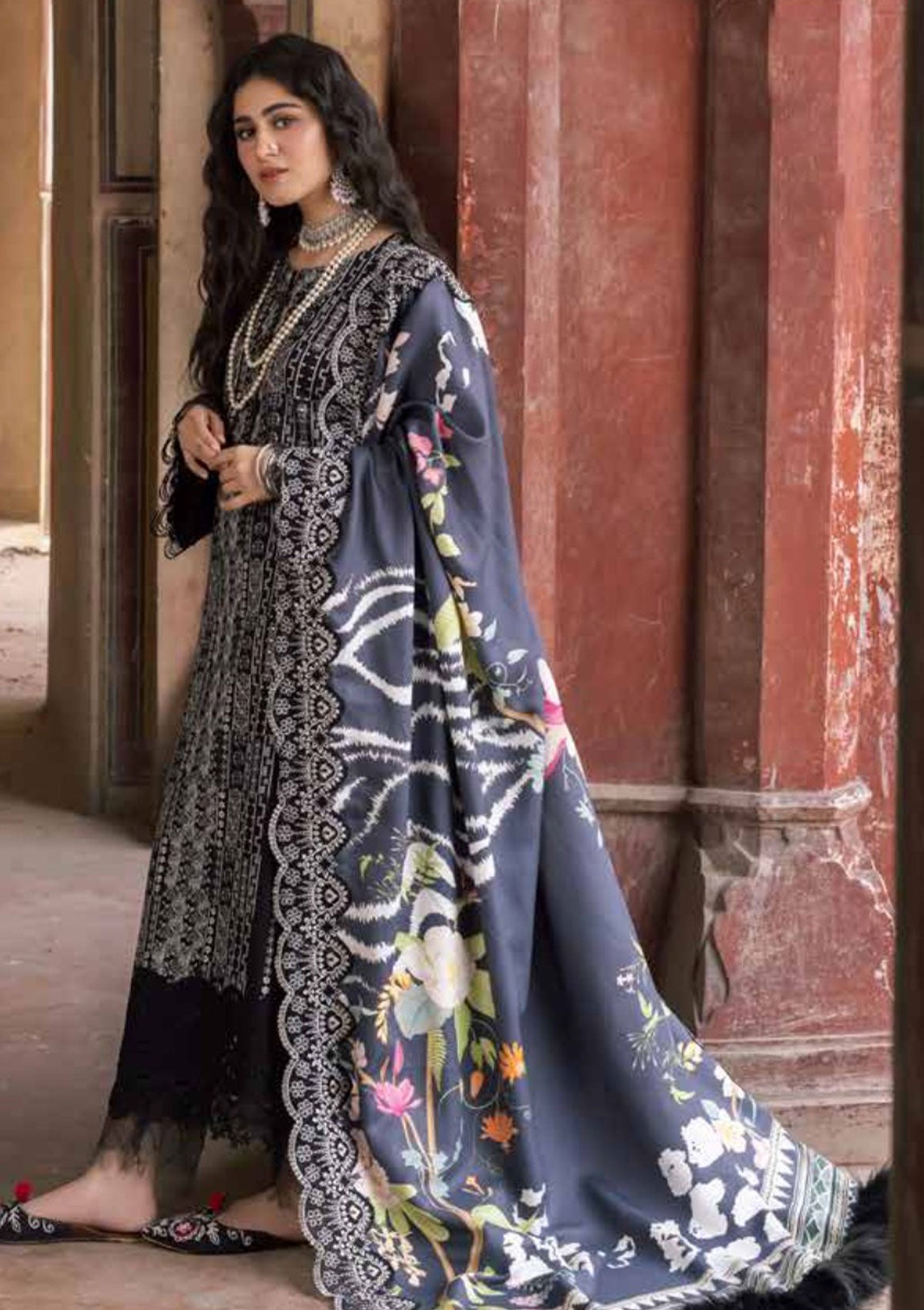 Winter Collection - Nureh - Maya - Khaddar - NW#73 available at Saleem Fabrics Traditions