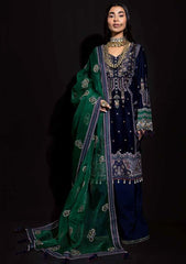 Winter Collection - Nureh - Maya - Velvet - NV#18 available at Saleem Fabrics Traditions