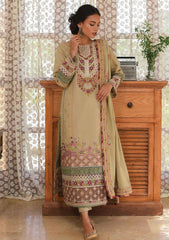 Winter Collection - Qalamkar - Qline - Linen - Mahrukh - VL#9 available at Saleem Fabrics Traditions