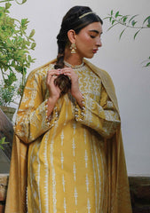 Winter Collection - Qalamkar - Qline - Linen - Roohi - VL#7 available at Saleem Fabrics Traditions