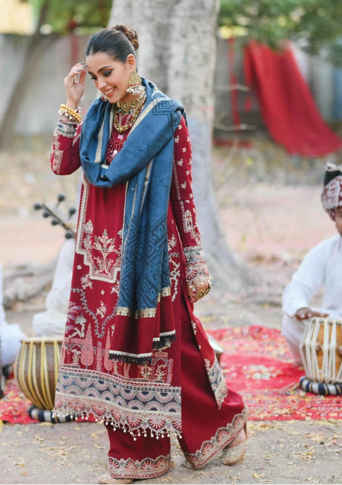 Winter Collection - Qalamkar - Sewni - K#03 (KASHAF) available at Saleem Fabrics Traditions