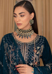 Winter Collection - Ramsha - Velvet - V05 - V#506 available at Saleem Fabrics Traditions