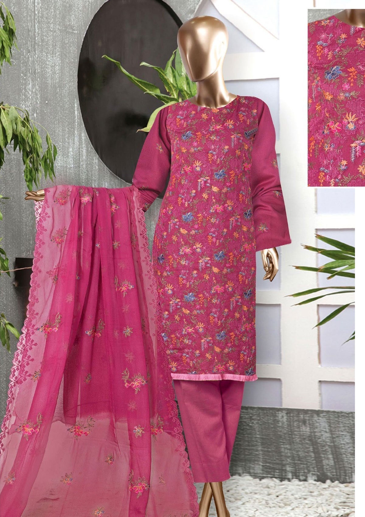 Winter Collection - Rang Noor - Emb Karandi - AJ#6 available at Saleem Fabrics Traditions