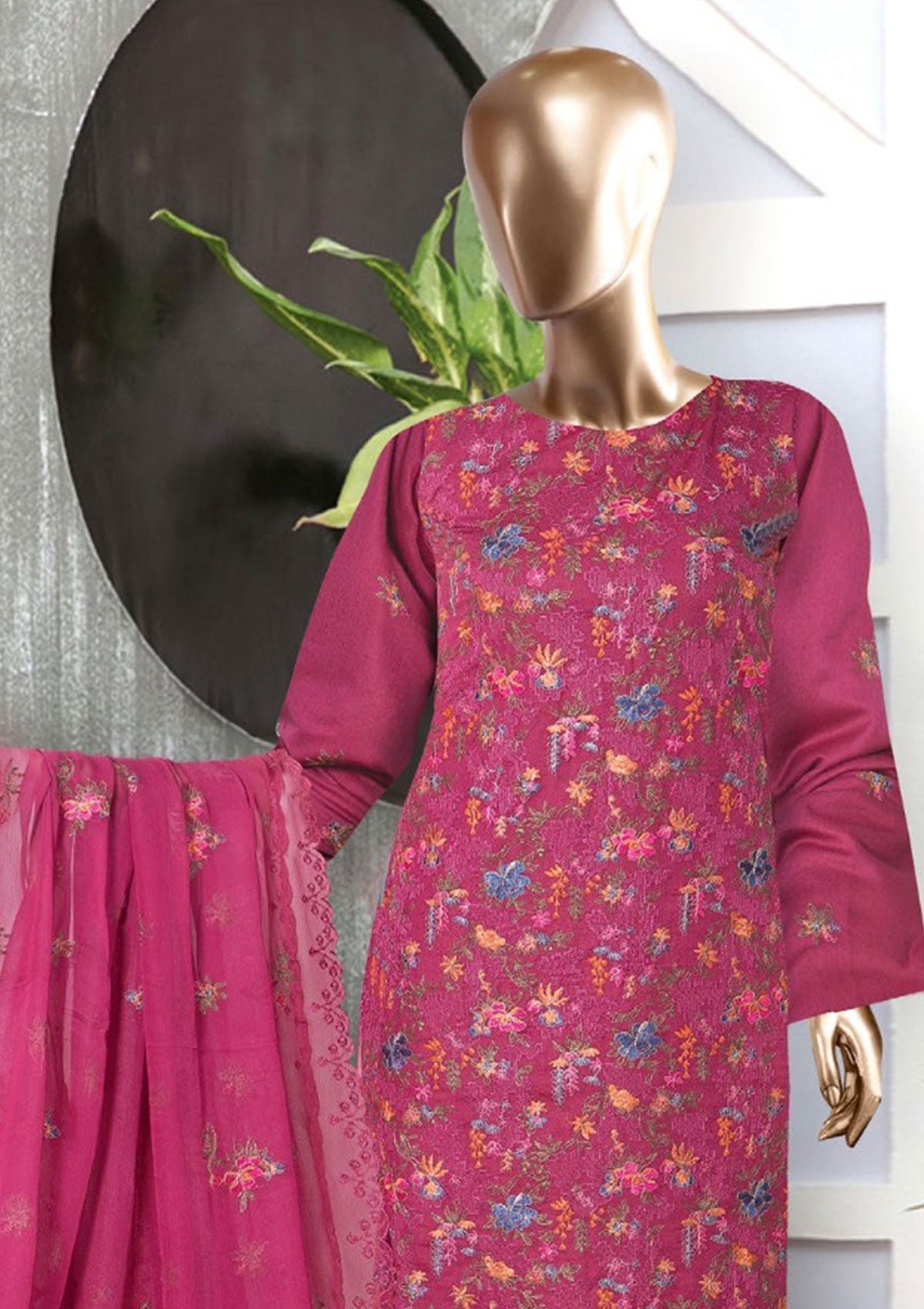 Winter Collection - Rang Noor - Emb Karandi - AJ#6 available at Saleem Fabrics Traditions