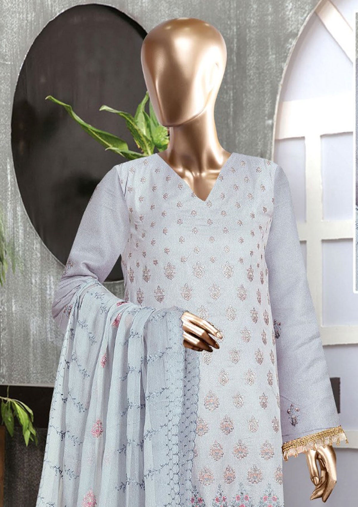 Winter Collection - Rang Noor - Emb Karandi - AJ#8 available at Saleem Fabrics Traditions