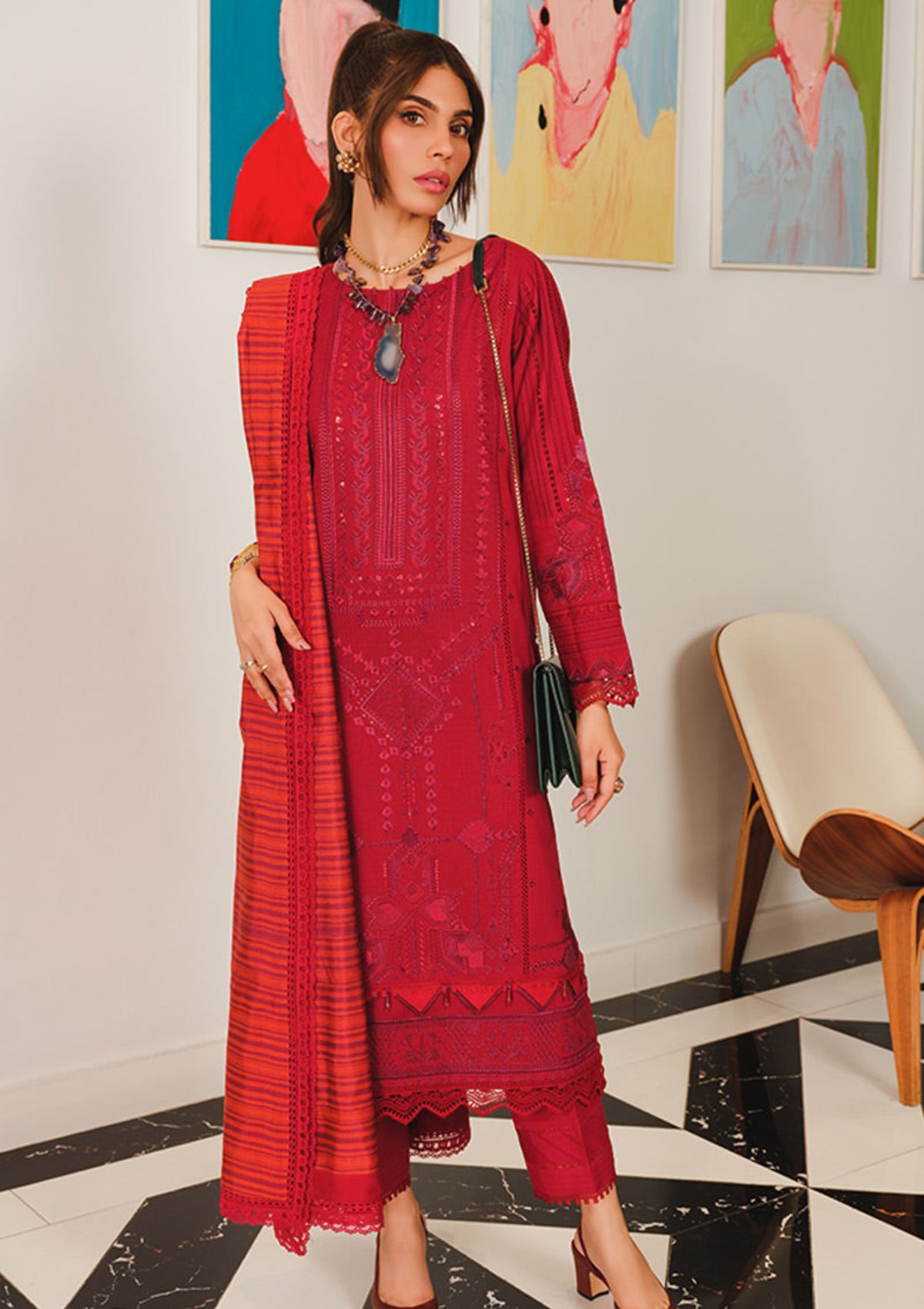 Winter Collection - Rang Rasiya - Dosti - D#03 available at Saleem Fabrics Traditions