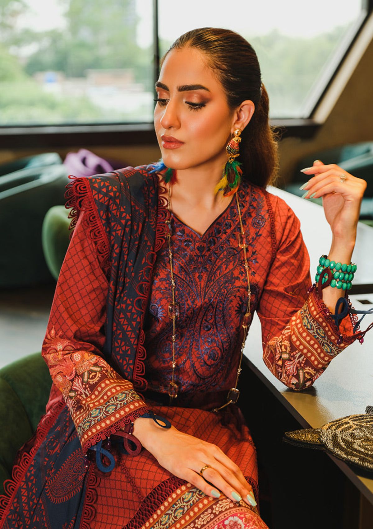 Winter Collection - Rang Rasiya - Dosti - D#08 available at Saleem Fabrics Traditions