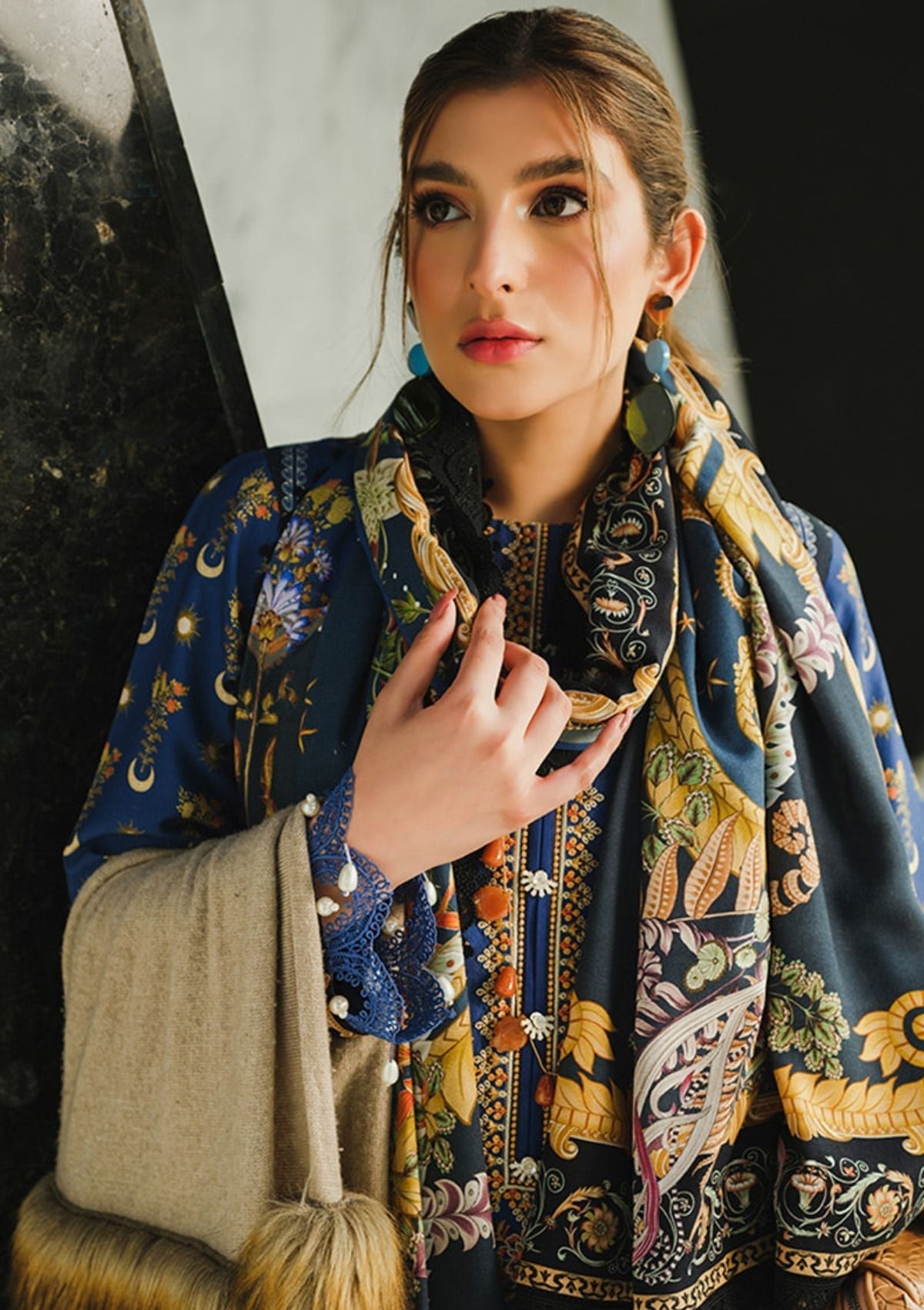 Winter Collection - Rang Rasiya - Dosti - D#23 available at Saleem Fabrics Traditions