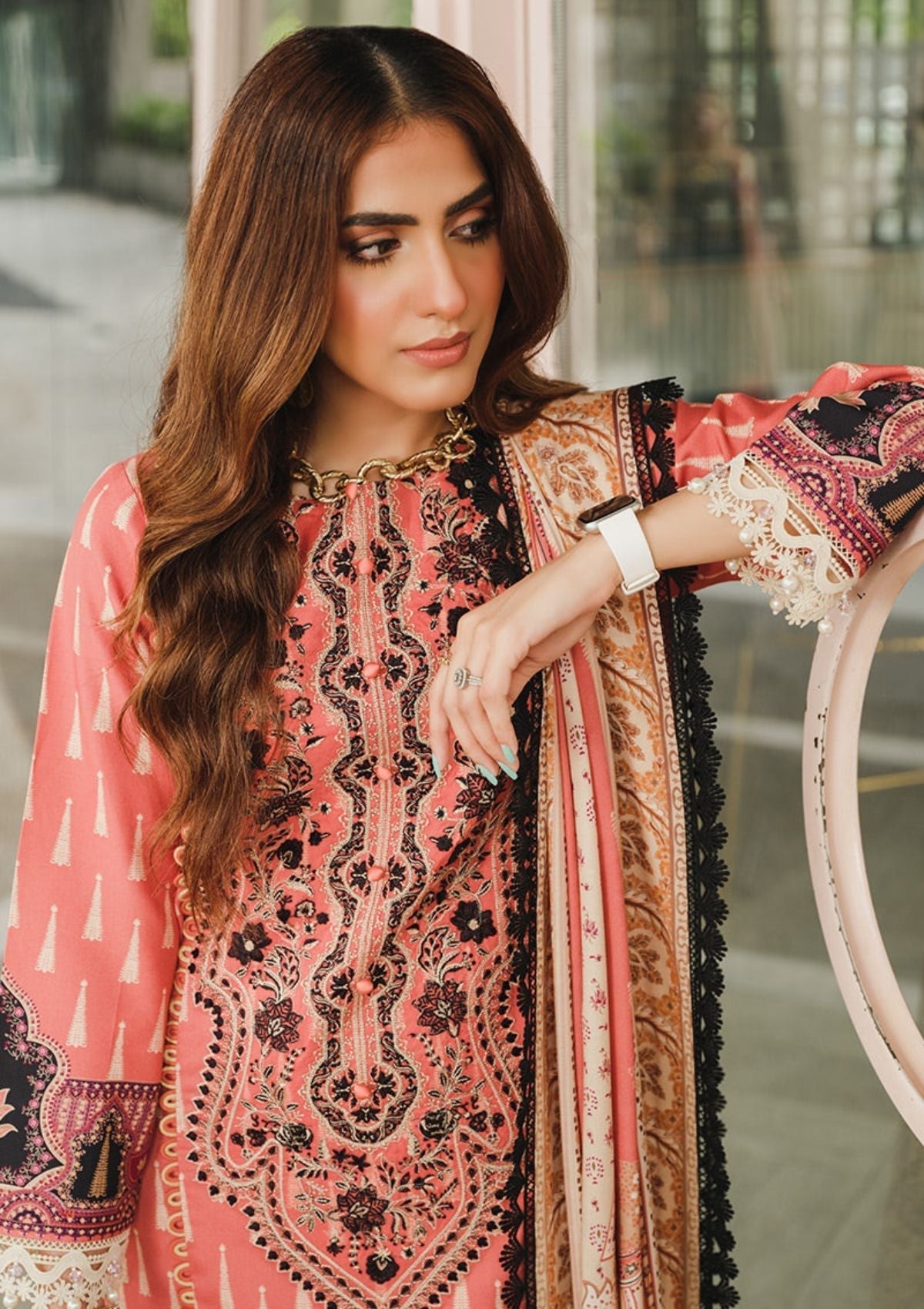Winter Collection - Rang Rasiya - Dosti - D#24 available at Saleem Fabrics Traditions