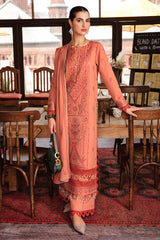 Winter Collection - Rang Rasiya - Premium Winter - 3 Pcs - D#01 (RUBY) available at Saleem Fabrics Traditions