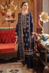 Winter Collection - Rang Rasiya - Premium Winter - 3 Pcs - D#02 (BLUE BELL) available at Saleem Fabrics Traditions