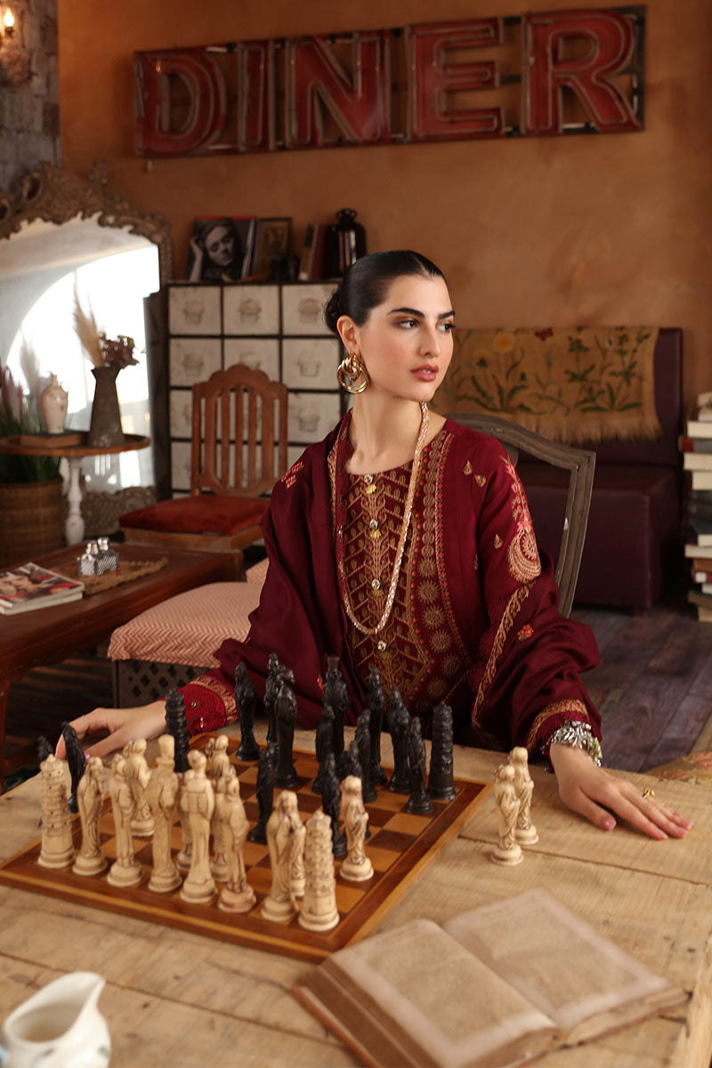 Winter Collection - Rang Rasiya - Premium Winter - 3 Pcs - D#04 (EMILY) available at Saleem Fabrics Traditions