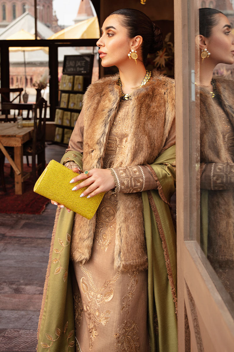 Winter Collection - Rang Rasiya - Premium Winter - 3 Pcs - D#08 (HAZEL) available at Saleem Fabrics Traditions