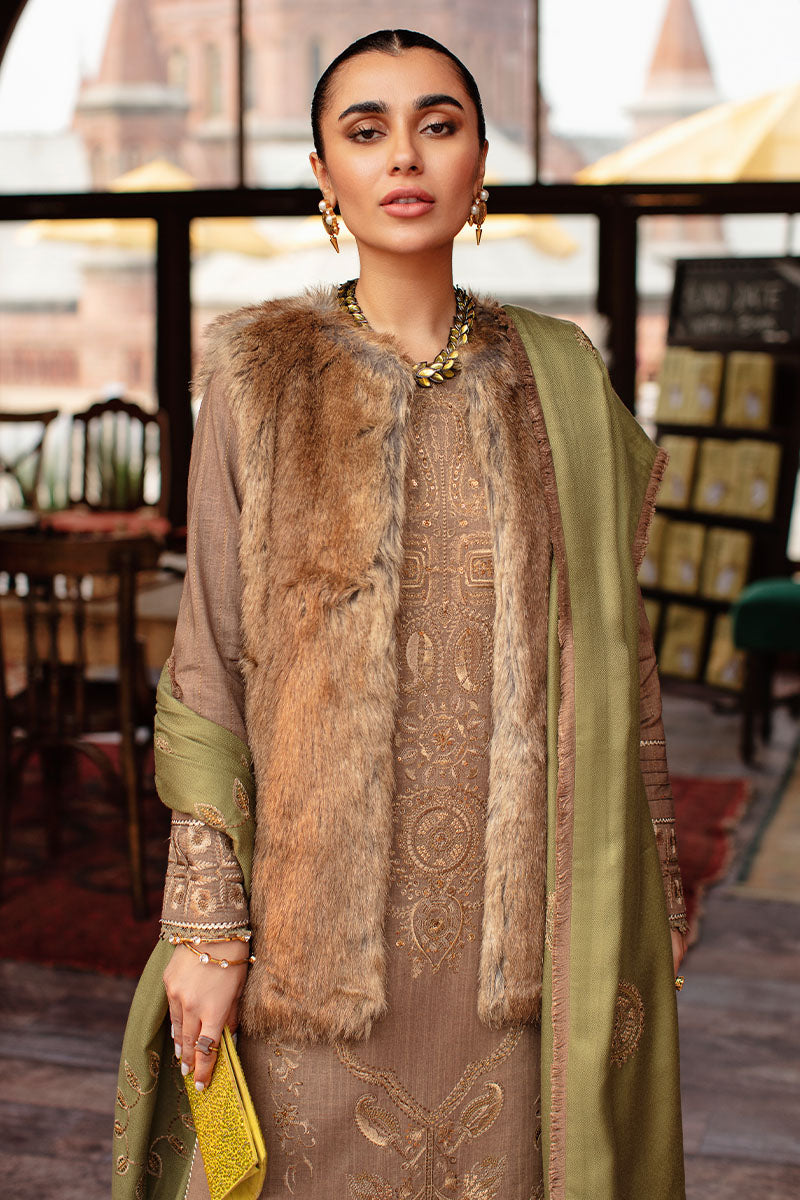 Winter Collection - Rang Rasiya - Premium Winter - 3 Pcs - D#08 (HAZEL) available at Saleem Fabrics Traditions