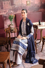 Winter Collection - Rang Rasiya - Premium Winter - 3 Pcs - D#15 (IRIS) available at Saleem Fabrics Traditions