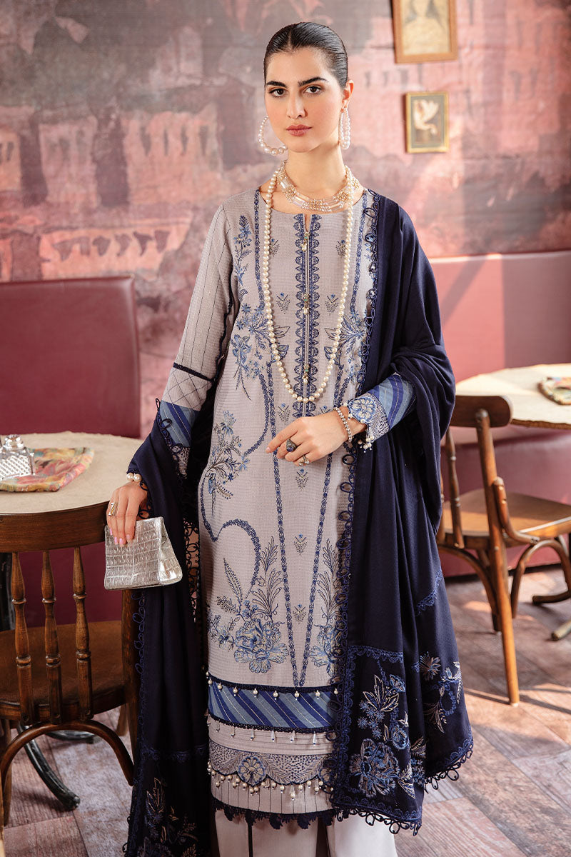 Winter Collection - Rang Rasiya - Premium Winter - 3 Pcs - D#15 (IRIS) available at Saleem Fabrics Traditions