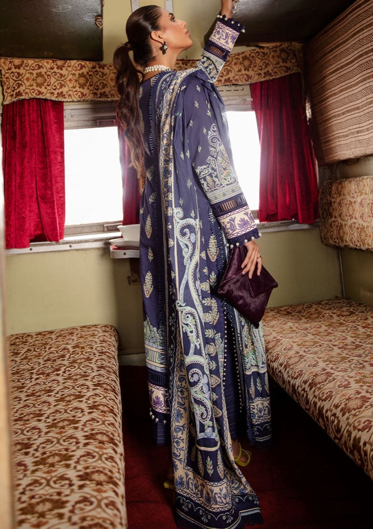 Winter Collection - Rang Rasiya - Safarnama - D#1 (HAYAT) available at Saleem Fabrics Traditions